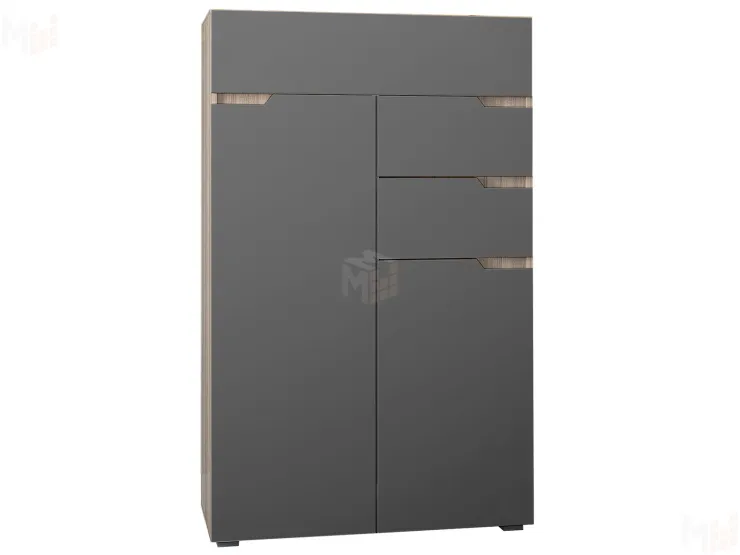 Комод Анталия (сонома/графит)