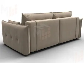 Диван прямой Лига-100 НПБ ( SEVEN 729 бежевый )