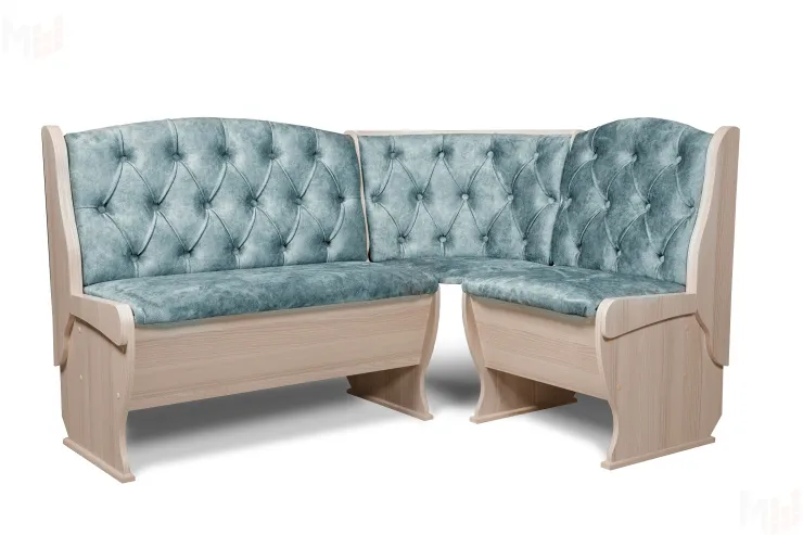 Кухонный уголок Орхидея Люкс (ясень/велюр Лагуна)