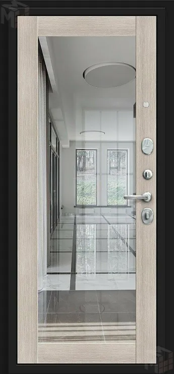 Входная металлическая дверь Флэт Kale Almon/Cappuccino