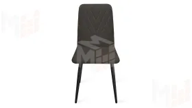 Стул Стенли К1С Черный муар, Велюр Confetti Stone