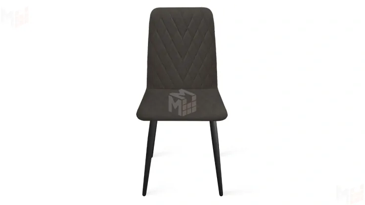 Стул Стенли К1С Черный муар, Велюр Confetti Stone