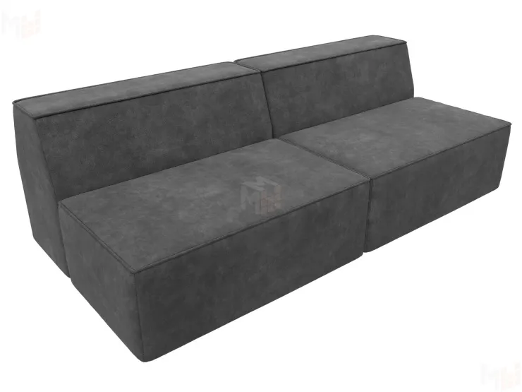 Диван прямой модульный Монс ( BRUT 16 темно-серый )