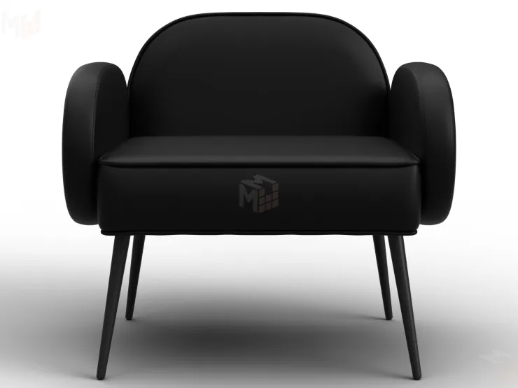 Кресло Лига-086 ( экокожа GRIFON 18 черный )