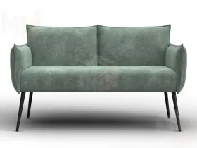 Диван прямой Лига-083 ( велюр BRUT 08 зеленый )