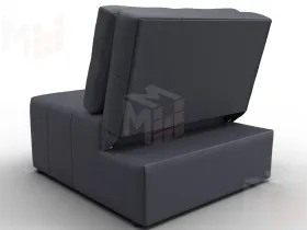 Кресло-кровать Лига-107 (80) ( GRIFON 15 серый )