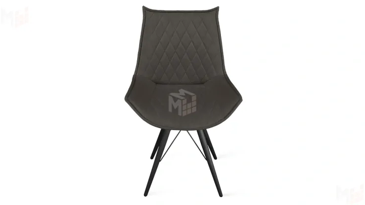 Стул Фэнди К3 Черный муар, Велюр Confetti Stone