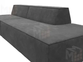 Диван прямой модульный Монс Модерн правый ( BRUT 16 темно-серый )