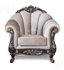 Кресло Марселла корень дуба глянец
