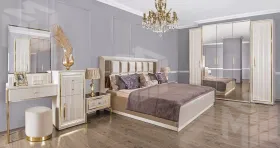 Шкаф Замира 5-дверный бежевый