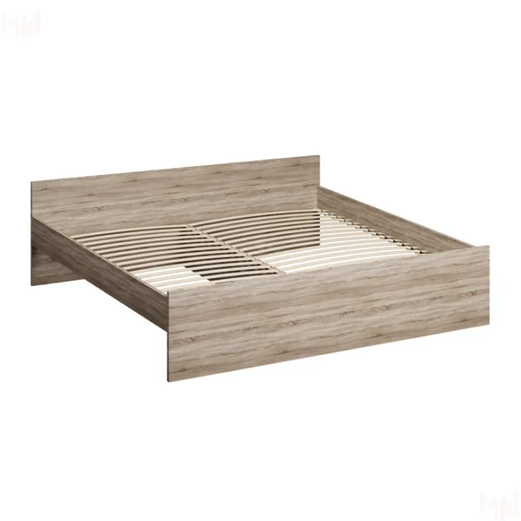 2.01.04.110.3 ОРИОН кровать двойная 200х200 сонома RU