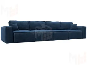 Диван прямой Лига-081 НПБ МегаЛонг ( BRUT 11 синий )
