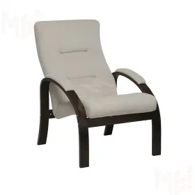 Кресло Leset Лион NEW (Орех текстура/Bingo 02 (бежевый))