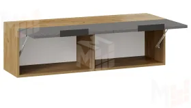 Шкаф настенный Хилтон  404.001.000 Графит