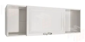 Полка навесная книжная Мишель белый матовый