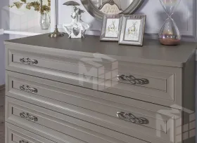 Комод Мишель Лайт 4 ящика серый камень