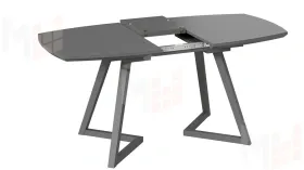 Стол обеденный TESCA 2 Графит, Стекло графит матовое