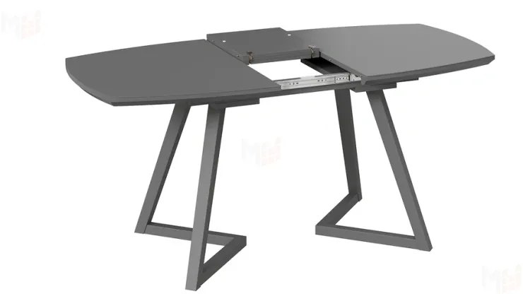 Стол обеденный TESCA 2 Графит, Стекло графит матовое