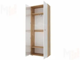 Шкаф ИТАЛИЯ ШК-800 сонома/белый глянец