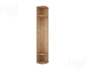 Шкаф торцевой с вешалками ИТАЛИЯ ШТВ-370 сонома