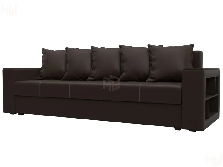 Диван прямой Дубай Лайт ( Коричневый )