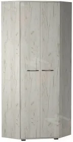 Шкаф угловой ИТАЛИЯ ШУ-800 Крафт белый