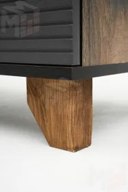 Тумба под ТВ Копенгаген с нишей (дуб самдал/серый графит)