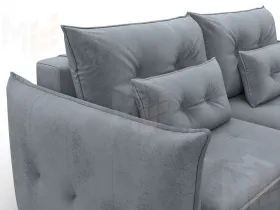 Диван прямой Лига-100 НПБ ( TOWER 10 серый )