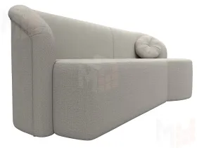 Диван прямой Лига-027 угол правый ( Амур бежевый )