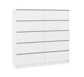 Комод Сура 10 ящиков 1204 Белый