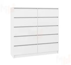 Комод Сура 10 ящиков 1204 Белый