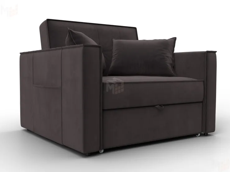 Кресло-кровать Лига-104 (80) ( SEVEN 727 коричневый )
