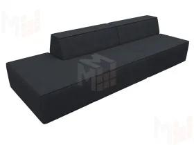 Диван прямой модульный Монс Модерн левый ( TOWER 11 темно-серый )