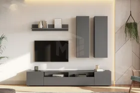 Тумба для ТВ Денвер Графит серый