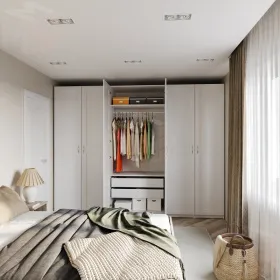 2.06.01.060.1 МАКС шкаф 2 двери 100х38х233 белый RU