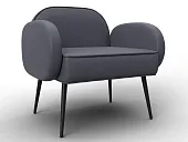 Кресло Лига-086 ( GRIFON 15 серый )