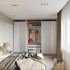 Шкаф Макс 2 двери 100х61х233 белый