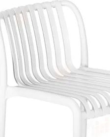 Стул полубарный DOBRIN CHLOE (белый)