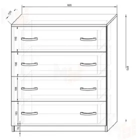 Комод Фанки Кидз 13/5СВ