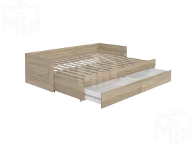 Кровать-кушетка раздвижная Сириус NEW 80*200 сонома