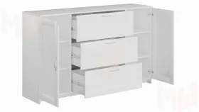 Тумба Сириус 2 двери 3 ящика 156*95 белый