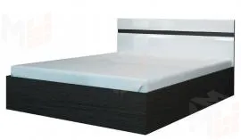 Кровать Ненси 1,4 с подъемным механизмом (венге/белый глянец)