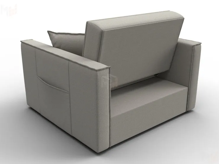 Кресло-кровать Лига-104 (80) ( Амур 02 бежевый )