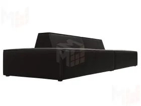 Диван прямой модульный Монс лофт ( GRIFON 12 коричневый )