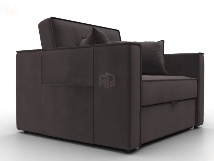 Кресло-кровать Лига-104 (80) ( SEVEN 727 коричневый )