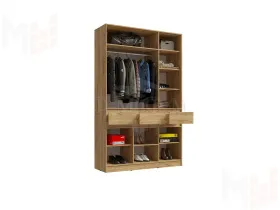 Шкаф Роджина 3-х створчатый (белый глянец)