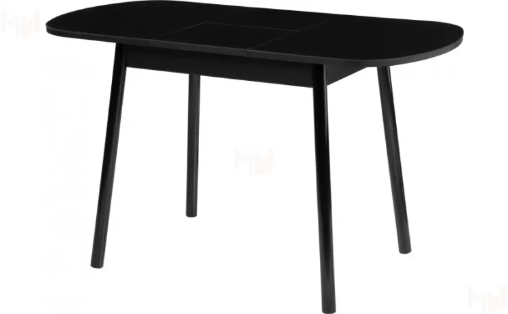 Стол раскладной стеклянный Вин 94 Черный 