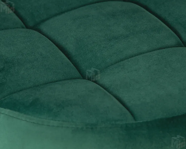 Табурет барный DOBRIN BRUNO GOLD (зеленый велюр (MJ9-88))