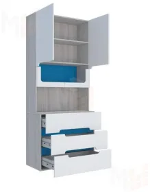 Стеллаж с ящиками СЖ-032_Ю Палермо-3