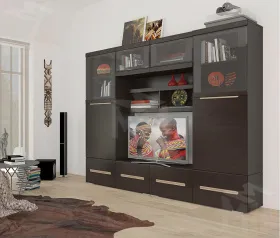 Гостиная Эколь-02 (шоколад/венге)
